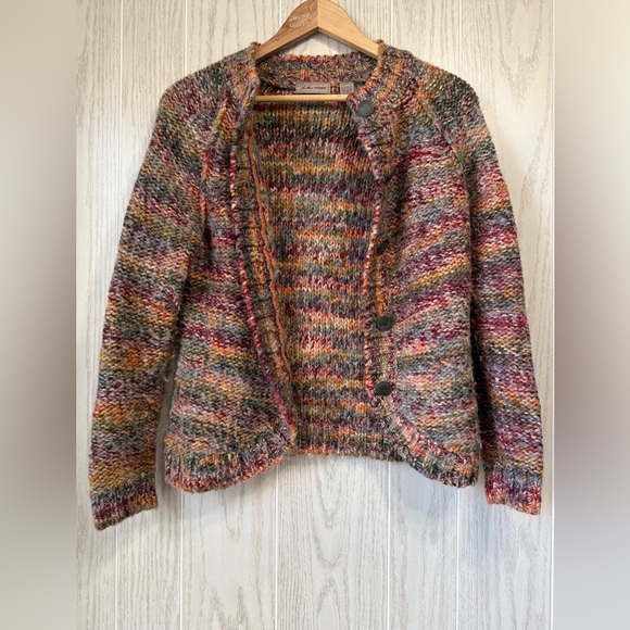 I.E. Relaxed Beautiful Wool Blend Cardigan Sweater Size M - Picture 1 of 3